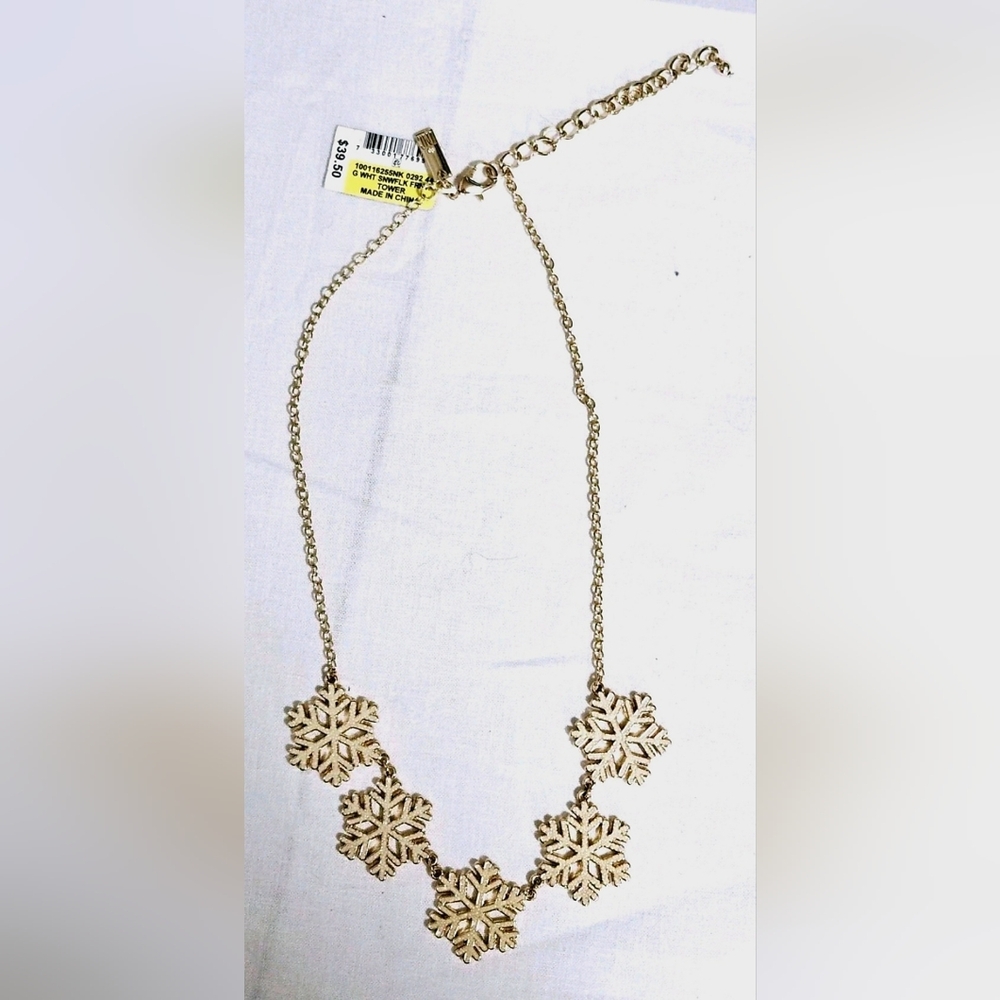 Inc Gold Snowflake Necklace